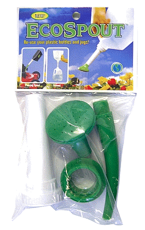 Eco Spout - reuse your plastic bottles and jugs!